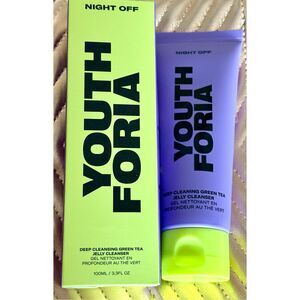 YOUTHFORIA - NWT Night Off Deep Cleansing Green Tea Jelly Cleanser. 3.3 fl. oz.
